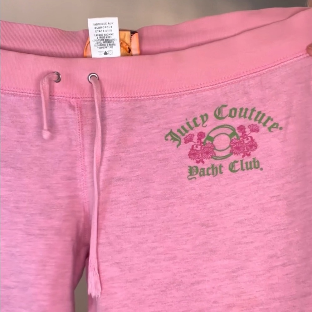 Juicy Couture Yacht Club Pink Jersey Straight Leg Lounge Pants